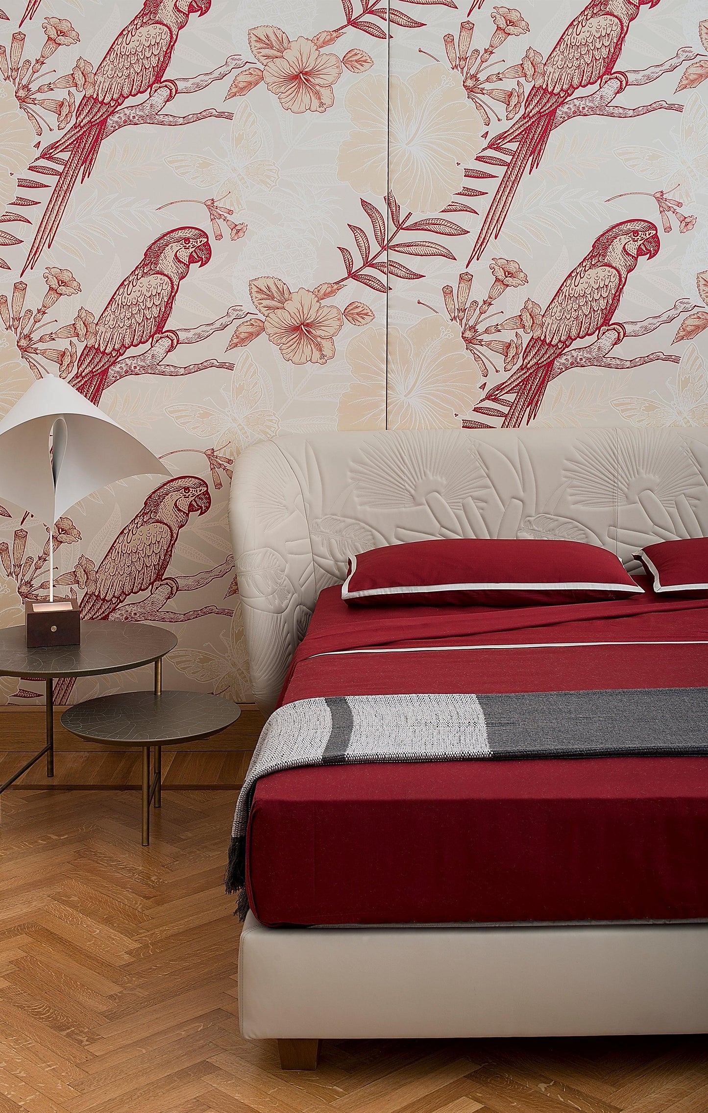 Red Cordonetto Bed Set - midsummer-milano