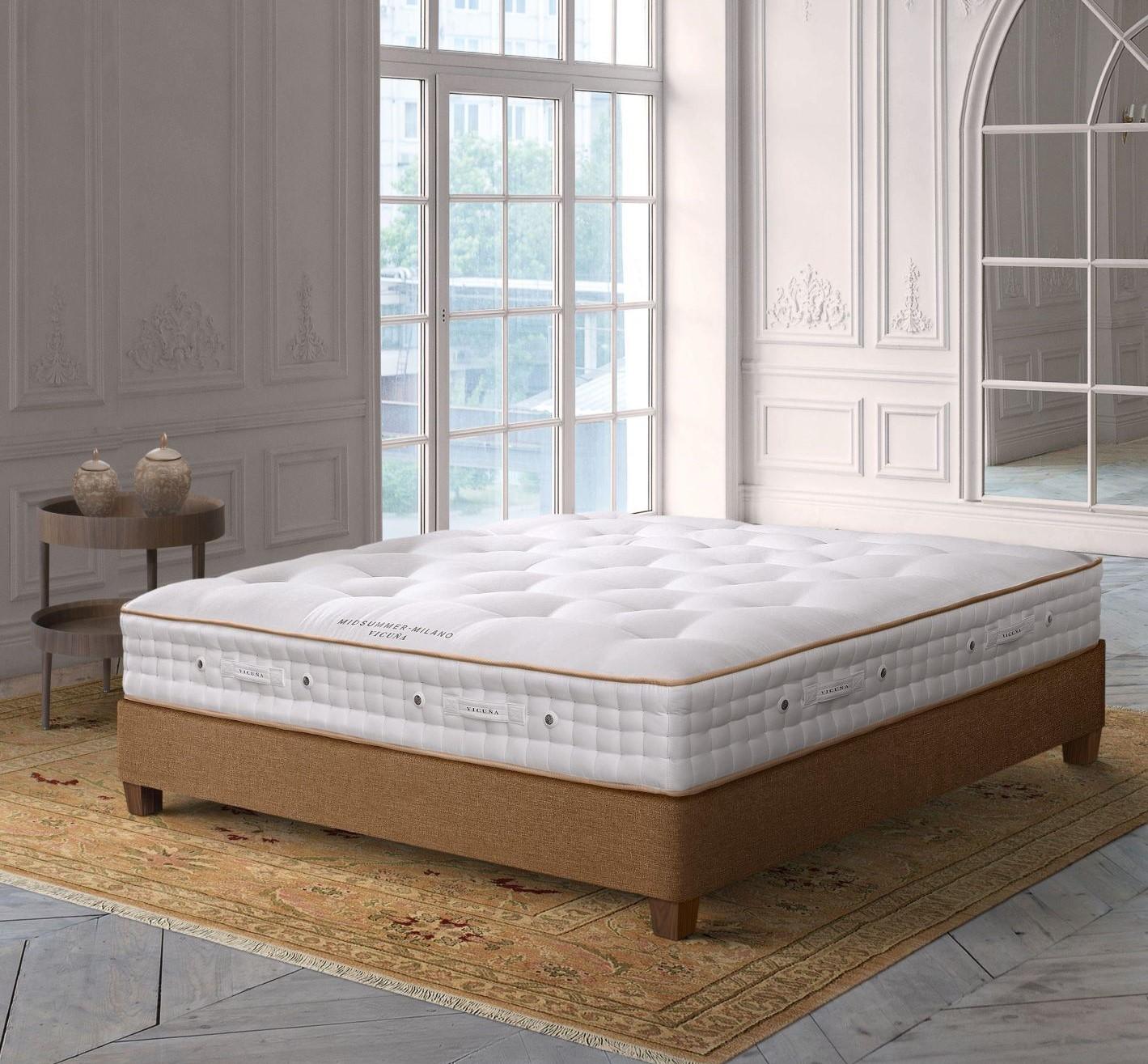 Vicuna mattress on the boxspring