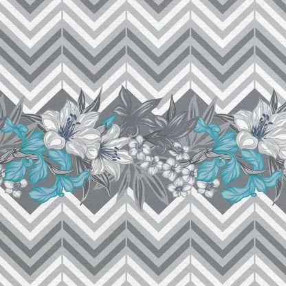 Flowers and Chevron - midsummer-milano