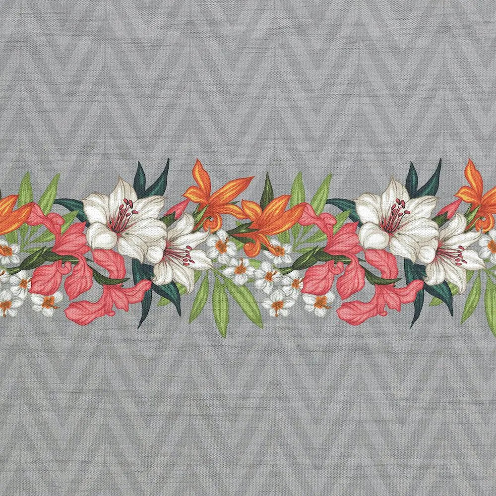 Flowers and Chevron - midsummer-milano