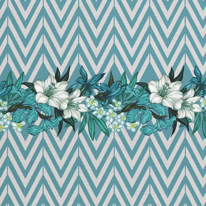 Flowers and Chevron - midsummer-milano