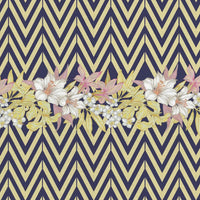 Flowers and Chevron - midsummer-milano