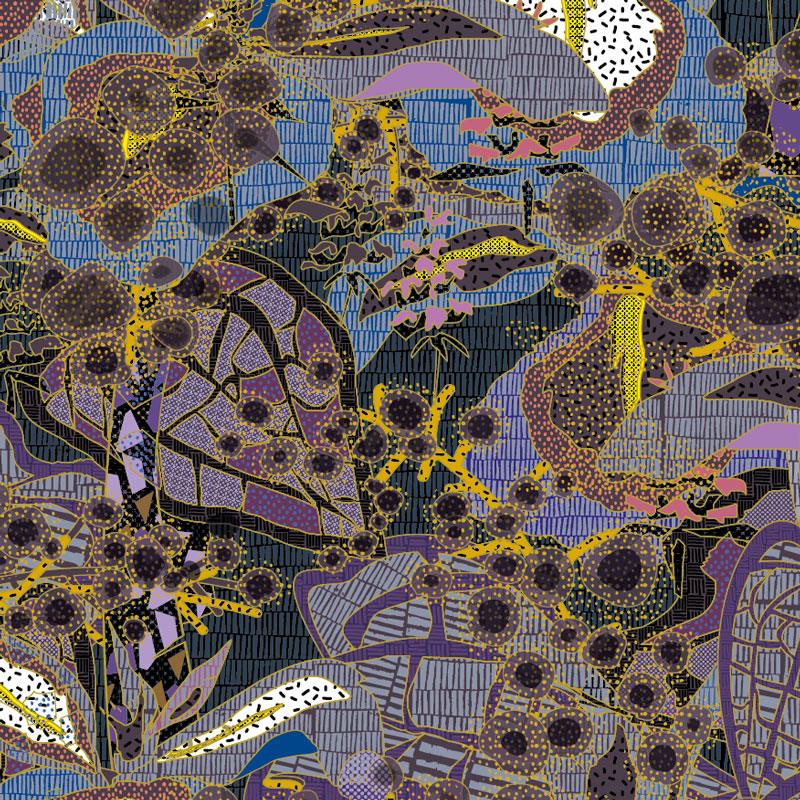 “72 Kō, Geishi-Ayame” Panel by Ginette Caron / Masami Moriyama - midsummer-milano