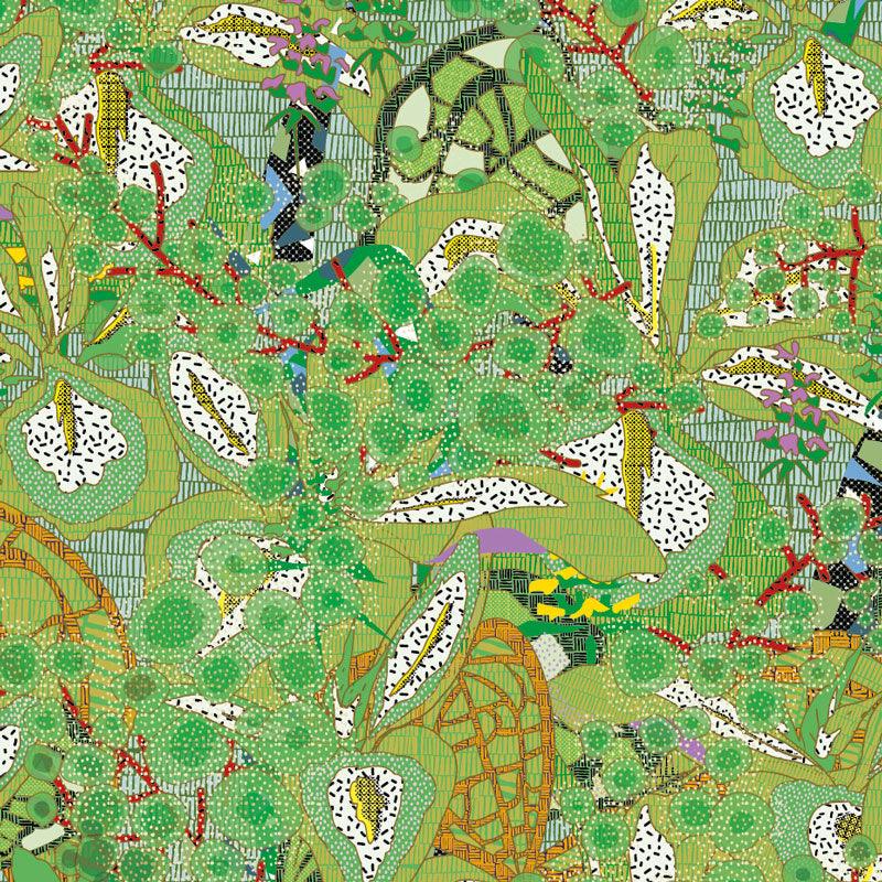 “72 Kō, Geishi-Ayame” Panel by Ginette Caron / Masami Moriyama - midsummer-milano