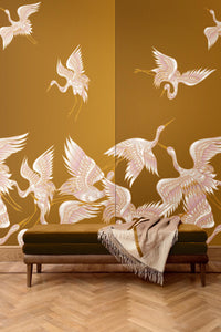 Herons Panel - midsummer-milano