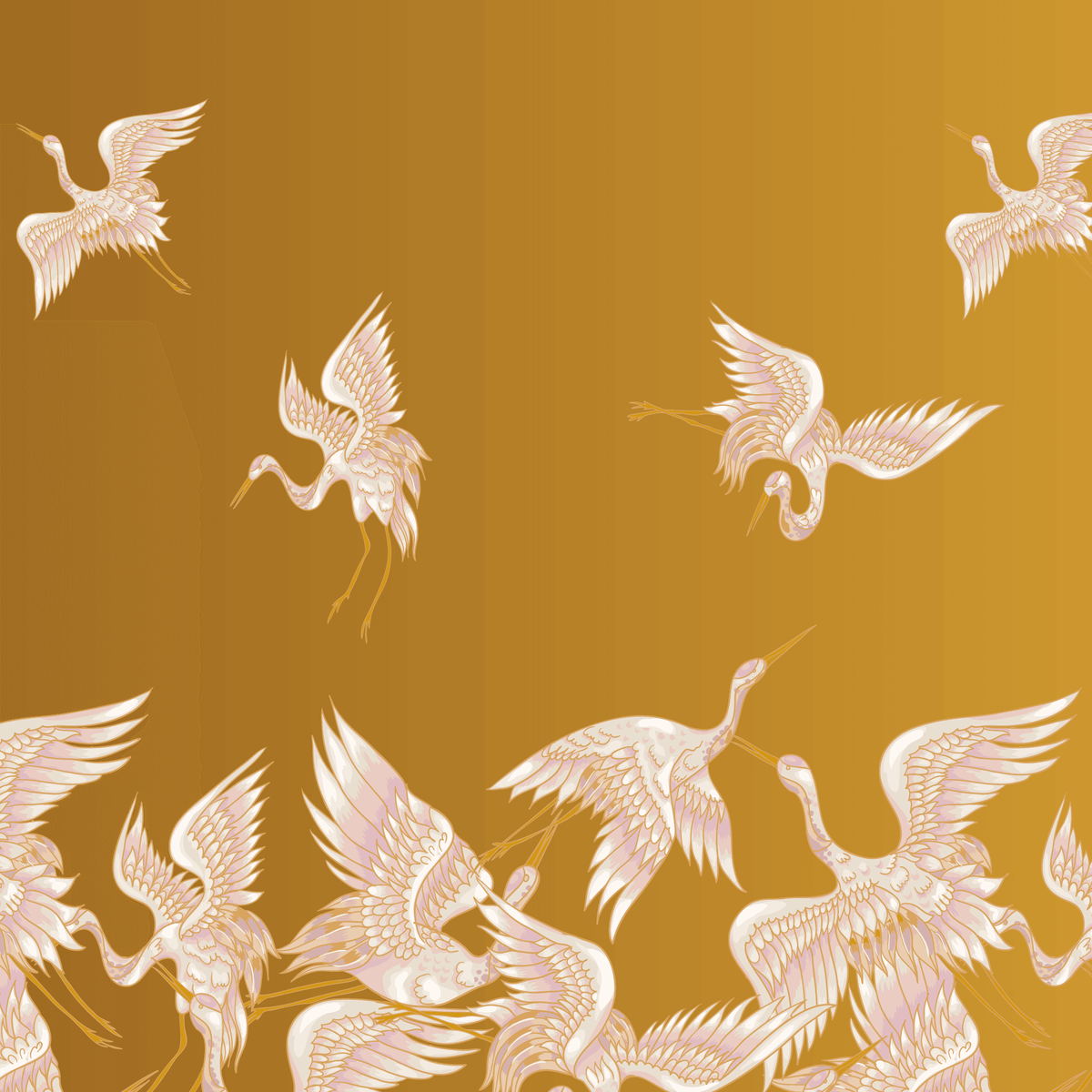 Herons Panel - midsummer-milano